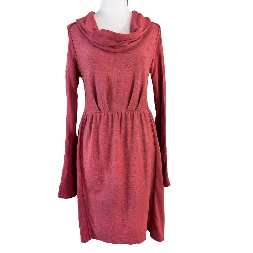 Saturday Sunday by Anthropologie Dress Long Sleeve Rose Pink Medium